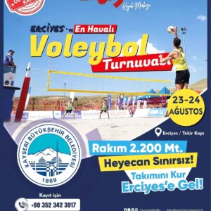 kayseride en havali voleybol turnuvasi duzenleniyor 5KLmp8hu
