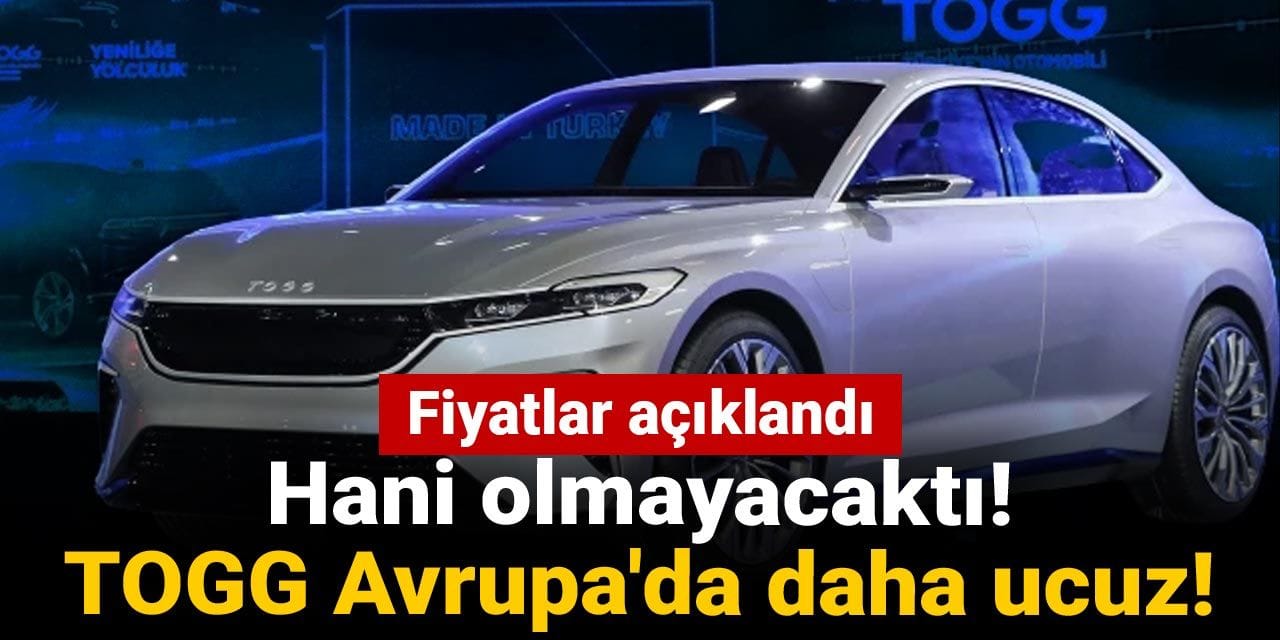 hani olmayacakti togg avrupada daha ucuz YttmkuKK