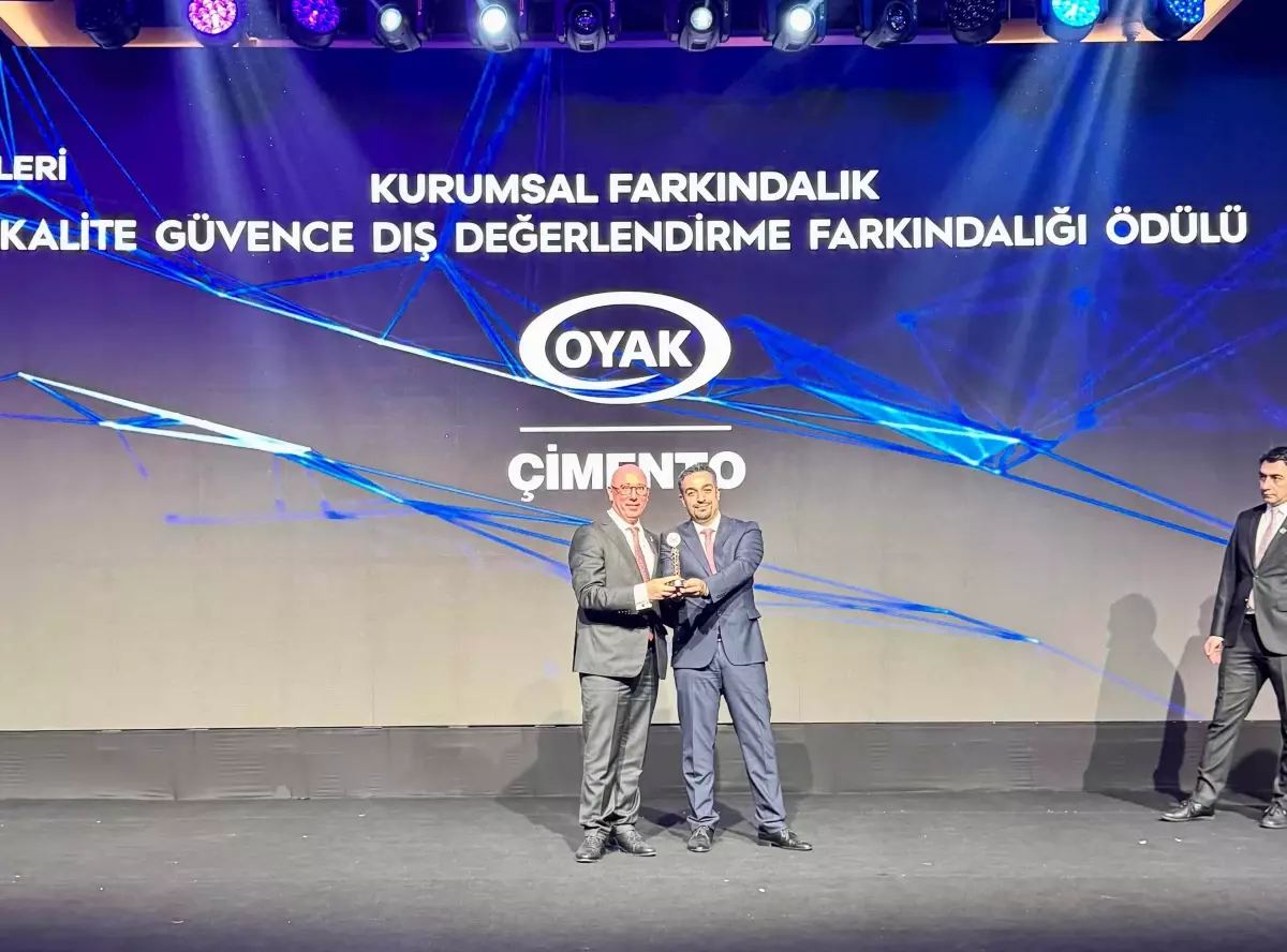 oyak cimento kurumsal farkindalik odulunu kazandi bkzwyKda