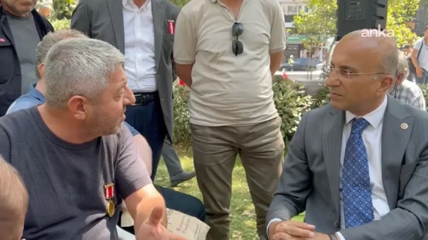 Chpli askin genc ankarada eylemdeki er sehit aileleri ve gazilerin taleplerini meclise tasidi JVXTnty3